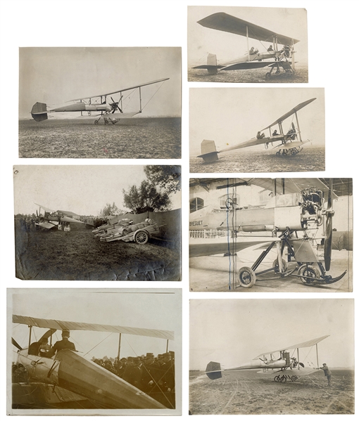 BREGUET, Louis. (1880-1955). 1911-12 Breguet Airplane Photo...