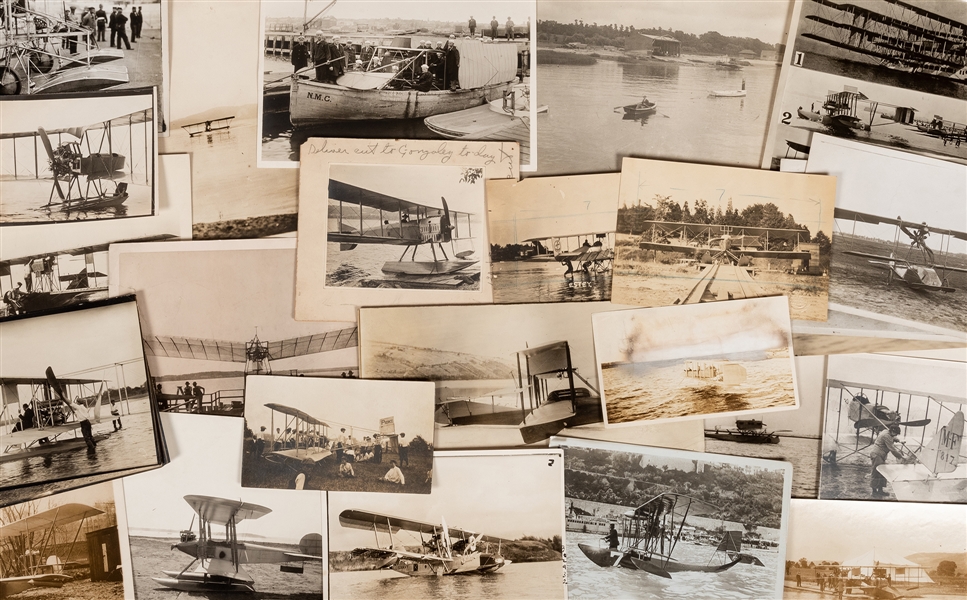  [HYDROPLANES] Large Collection of Early Hydroplane photos. ...