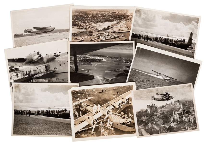  Pan Am Clipper Photo Archive. 1938-41. 9 promotional photog...