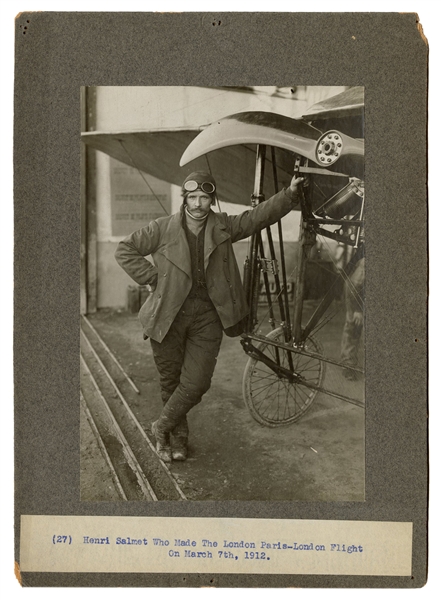  SALMET, Henri (1878-1929) Photograph of Henry Salmet. Photo...