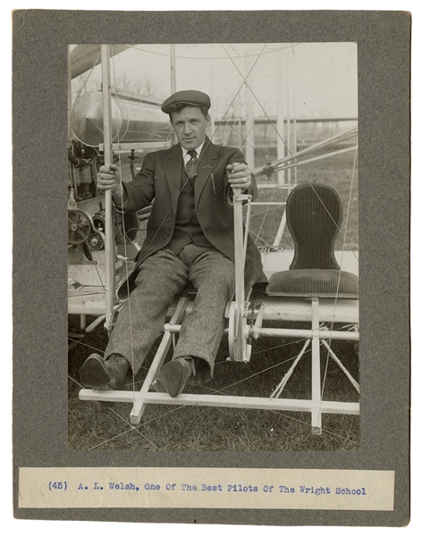  WELSH, Arthur. L. (1881-1912), Photograph of Arthur Welsh (...