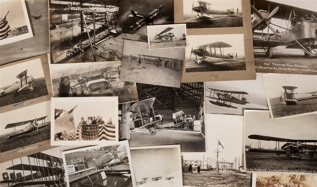  WWI Warplanes Photo Collection. 1914-18. 75 photos of vario...