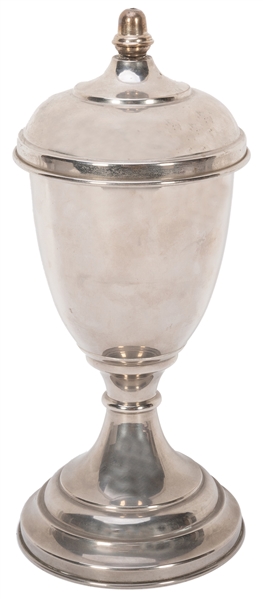  Large Bran Vase. Circa 1920. Nickel plated vase transforms ...