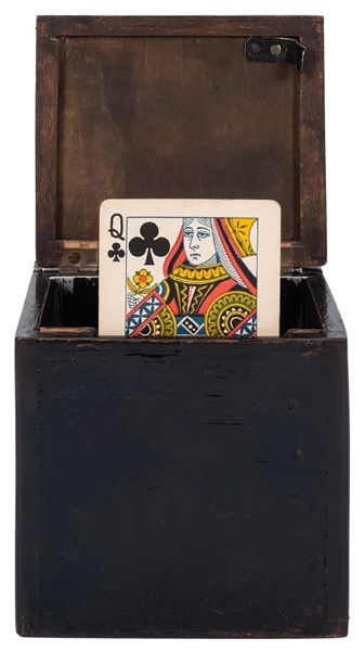  See-Through Rising Card Box. Willmann [?], ca. 1920. Chosen...