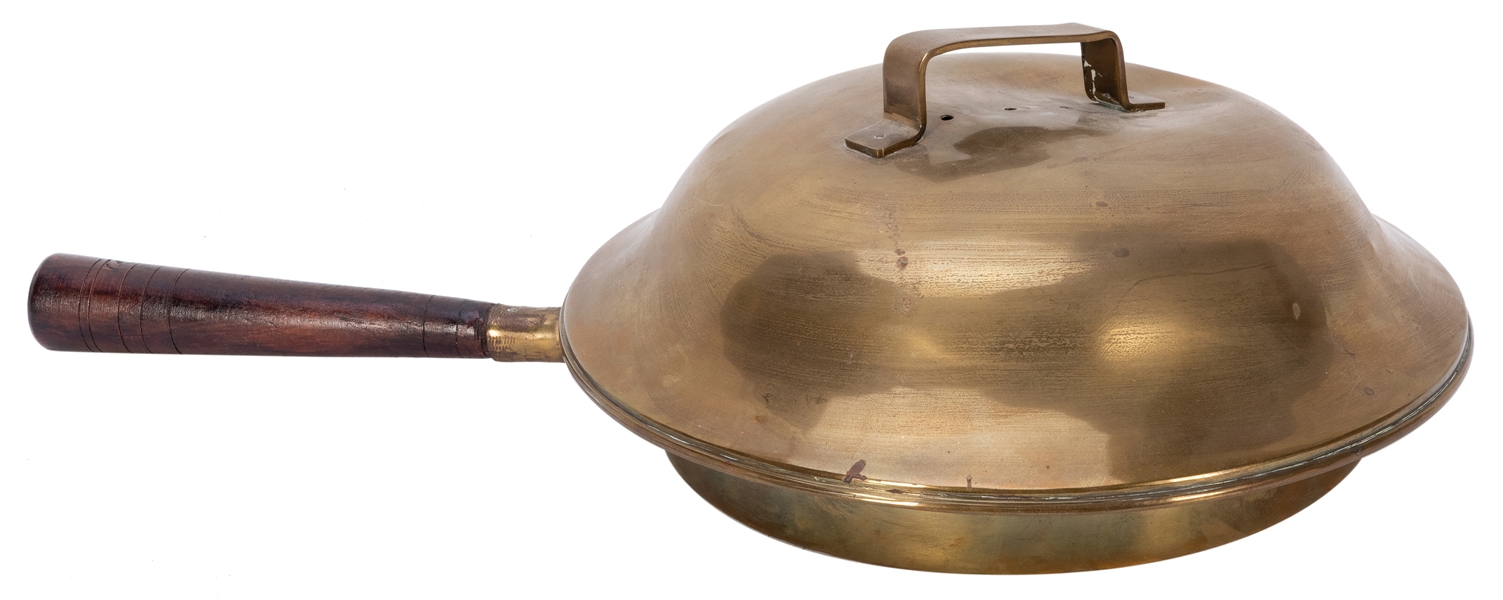  Brass Dove Pan (Magician’s Chafing Dish). European, ca. 190...