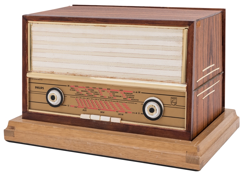  Vanishing Radio. Germany: Haug [?], 1960s. Tabletop mid-cen...