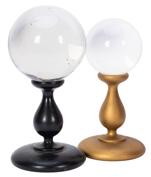  Two Thayer Crystal Ball Stands. Los Angeles: F.G. Thayer, 1...