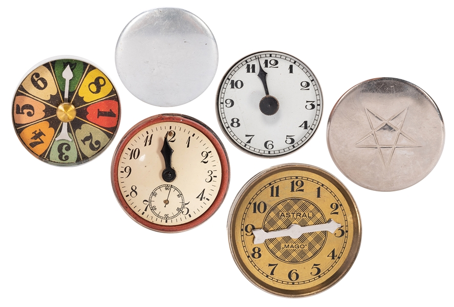  Four Vintage Clock Divinations. German, 1920s – 30s. Includ...