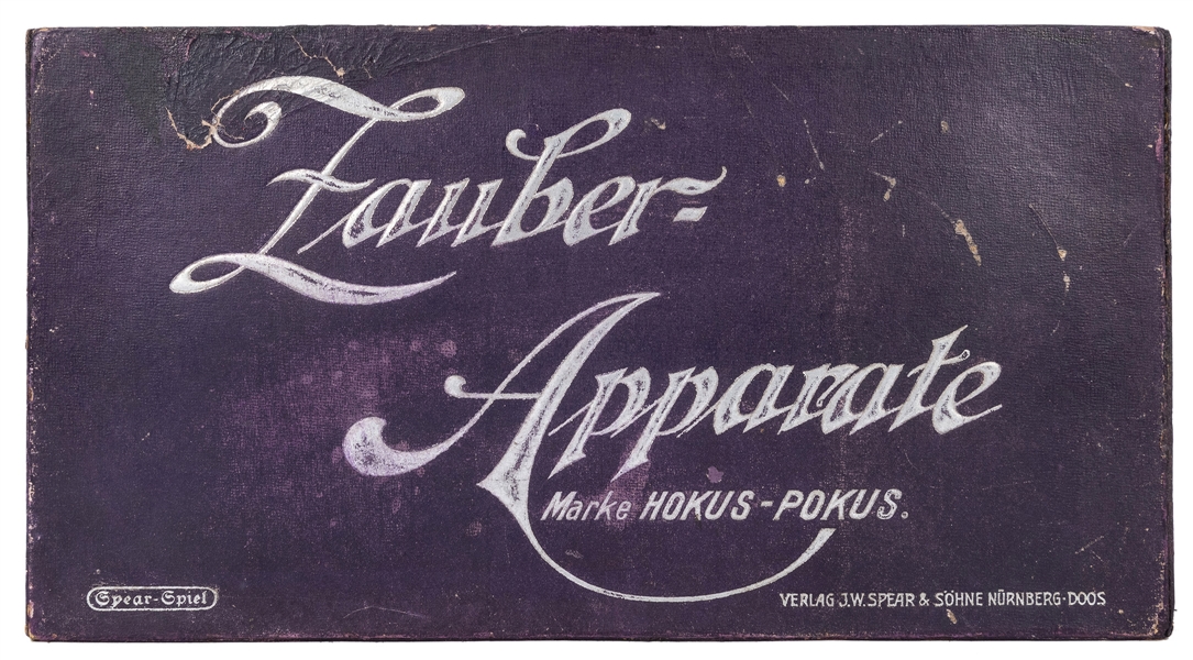  Zauber-Apparate Magic Set. Nuremberg: Spear, 1920s. Handsom...