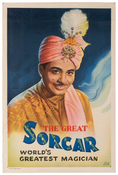  Sorcar, P.C. The Great Sorcar. World’s Greatest Magician. M...