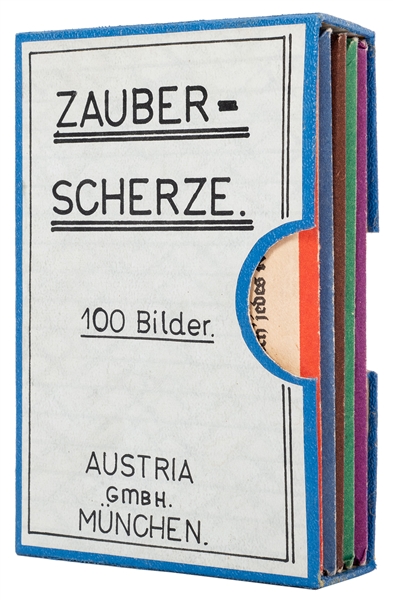  Zauberscherze Conjuring Trade Cards. Munich, 1934. Complete...