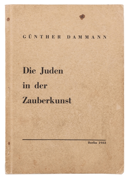  [Magic-Judaica] Dammann, Gunther. Die Juden in der Zauberku...
