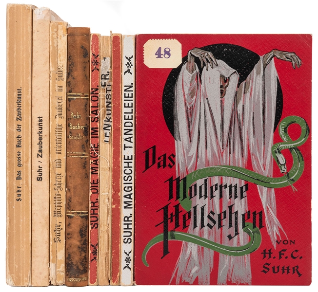  Suhr, H.F.C. Group of 9 Magic Books. Stuttgart/Berlin, ca. ...