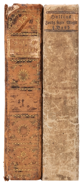  Halle, Johann Samuel. Two Volumes on Natural Magic. Includi...
