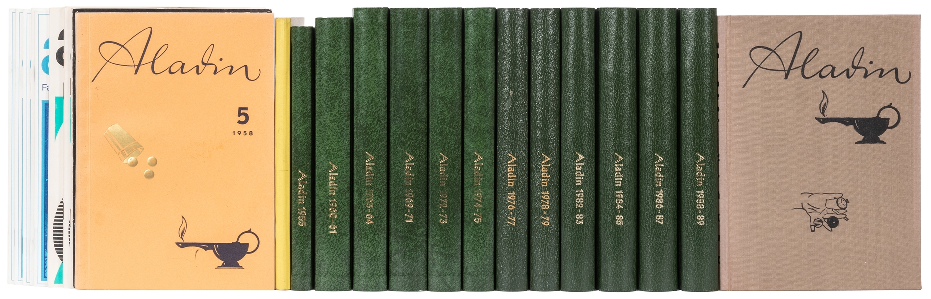  Aladin. Bound Issues, 1946-1989. File of bound issues of th...