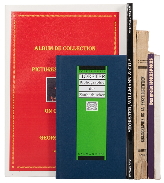  Five German Magic Bibliographies. Including Bibliographie d...