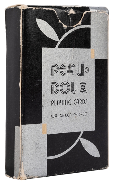  [Cardini] Cardini’s Silver Peau Doux Playing Cards. Chicago...