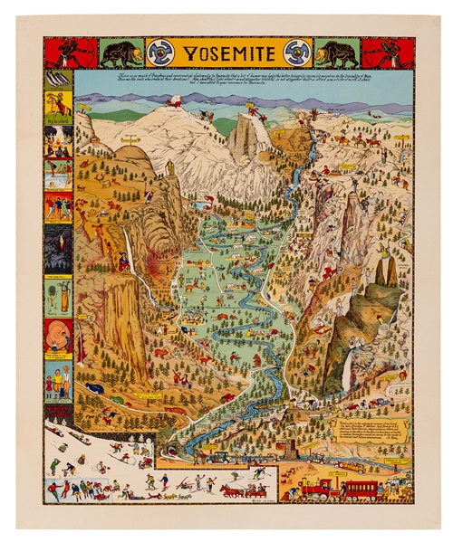  Mora, Jo (1876–1947). Yosemite. 1931 (1949 reissue). Colorf...
