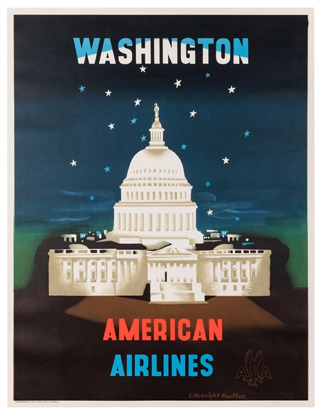  Kauffer, Edward McKnight (1890-1954). American Airlines / W...