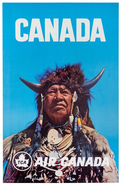  TCA / Air Canada / Canada. 1970s. Photo-offset travel poste...