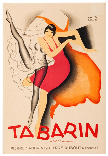  Colin, Paul (French, 1892–1985). Tabarin. Paris: H. Chachoi...