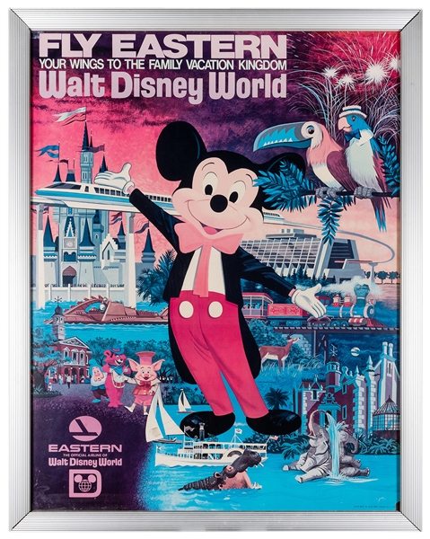  [Disney] Fly Eastern / Walt Disney World. 1983. Travel post...
