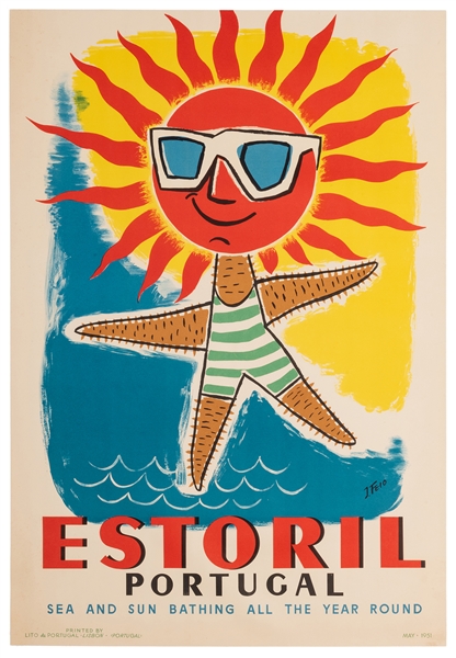  Feio, J. Estoril / Portugal. Lisbon: Lito de Portugal, 1951...