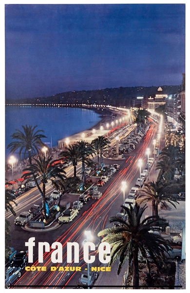  France / Cote D’Azur-Nice. Paris, ca. 1960s. Photo-offset t...