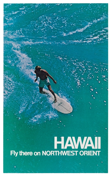  [Hawaii] Northwest Orient / Hawaii. 1970s. Photo-offset tra...