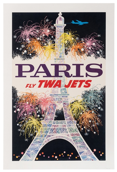  Klein, David (American, 1918–2005). Paris / Fly TWA Jets. U...