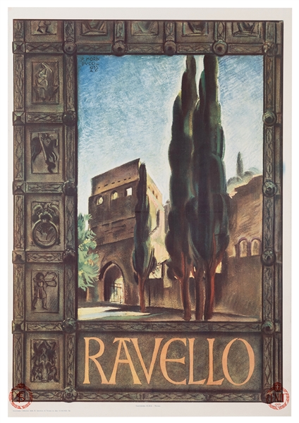  Morbiducci, Publio (1889–1963). Ravello. Italy: Calcocromia...