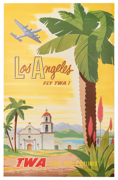  Smith, Bob. TWA / Los Angeles. Circa 1956. Original airline...
