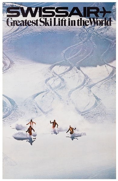  [Ski] Swissair / Greatest Ski Lift in the World. 1970s. Pho...