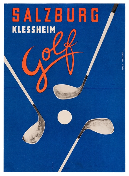  [Golf] Melnhof, Mayr. Salzburg Klessheim / Golf. ca. 1935. ...