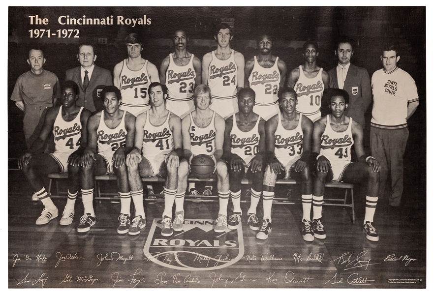  [Basketball] Cincinnati Royals / 1971-72. Cincinnati Basket...