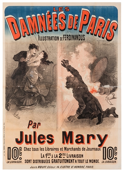  Chéret, Jules (1836–1932). Les Damnées de Paris. Paris: Cha...