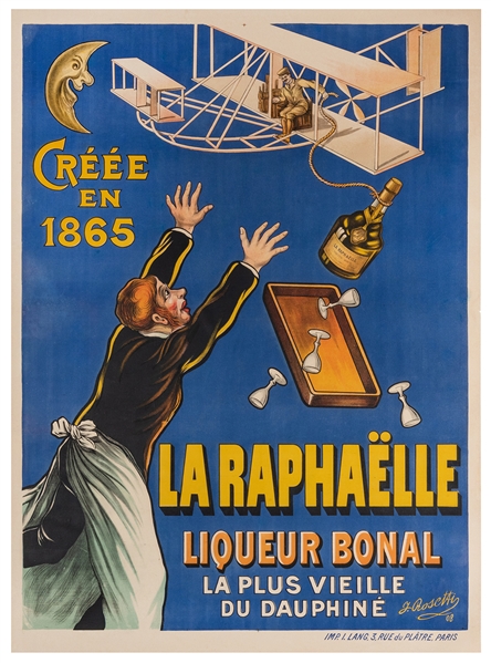 Rosetti. La Raphaelle Bonal. Paris: I. Lang, 1908. Lithogra...