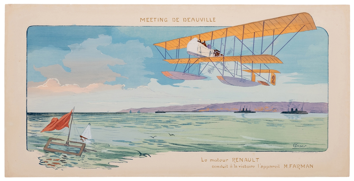  [Aviation] Gamy. Meeting de Deauville. Paris: Mabileau, 191...