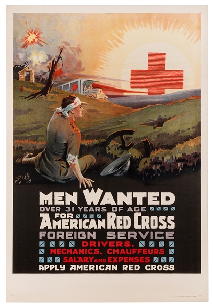  Men Wanted / American Red Cross. New York/St. Louis: Nation...