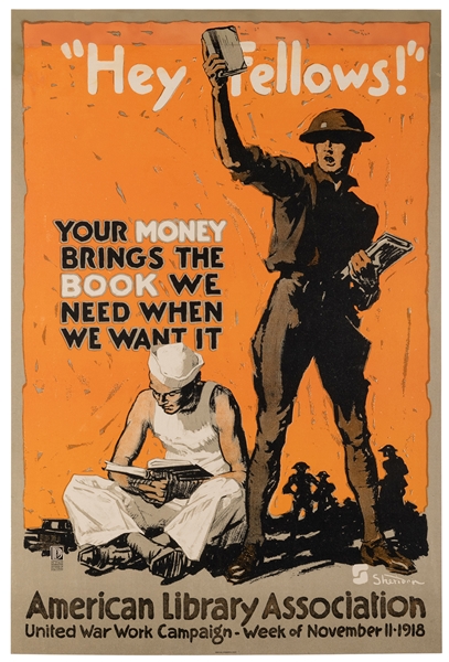  Sheridan, John E. (1880–1948). Hey Fellows! / Your Money Br...