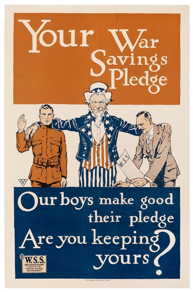  Your War Savings Pledge. Government Printing Office, ca. 19...