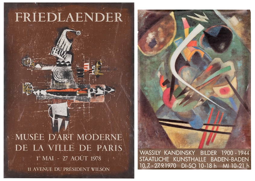  [Art Exhibition] Two Artist Exhibition Posters. Including: ...