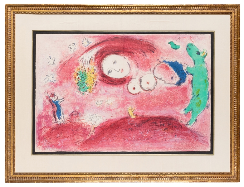  Chagall, Marc (1887-1985). Springtime in the Meadow, (from ...