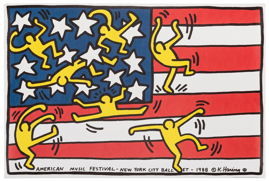  Haring, Keith (1958–1990). American Music Festival – New Yo...
