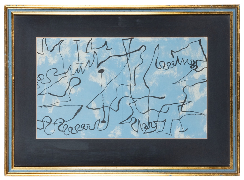  Miró, Joan (1893-1983), after. Untitled, Blue Composition. ...