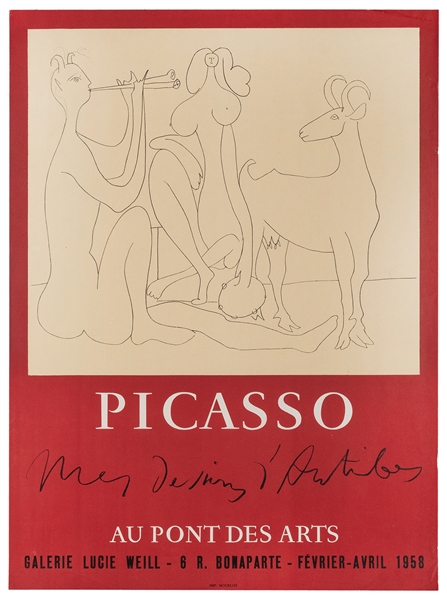  Picasso, Pablo (1881–1973). Picasso / Mes Dessins d’Antibes...