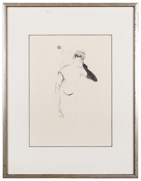  Toulouse-Lautrec, Henri (1864-1901). Yvette Guilbert, dans ...