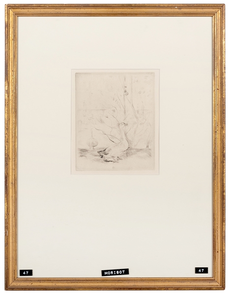  Morisot, Berthe (1841-1895). Les Oies [The Geese]. [1888]. ...