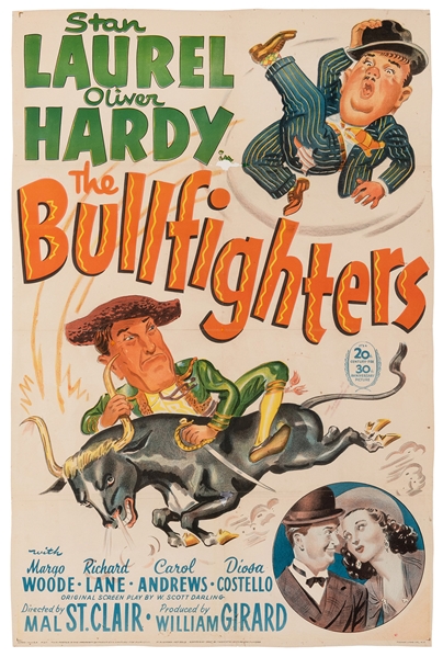  The Bullfighters. 20th Century Fox and Tooker Litho., 1945....