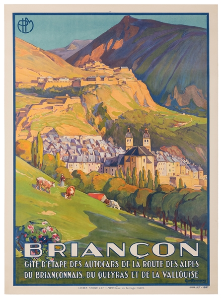  Francois, George. Briançon. Paris: Lucien Serre, 1927. A pi...